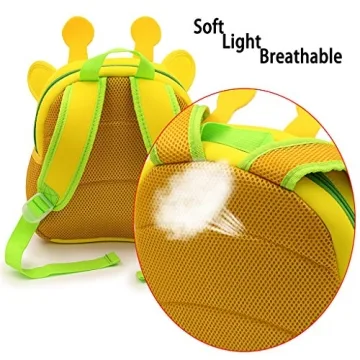 Hipiwe Cute Neoprene Toddler Backpack for Preschool Kids