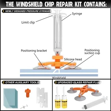 WD-40 Windshield Repair Kit for Quick Chip Repair