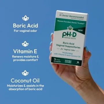 pH-D Boric Acid Moisturizing Suppositories - Vaginal Care