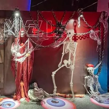 5.4ft Realistic Halloween Skeleton for Spooky Decor