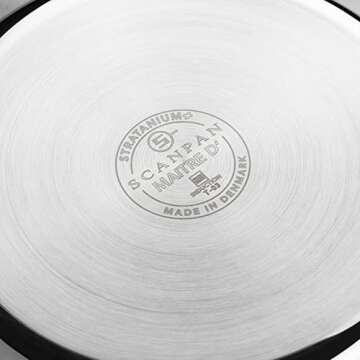 Scanpan Stratanium+ Nonstick Stainless Steel 9.5 & 11" Fry Pan Skillet Set - Maitre D' - Made in Denmark