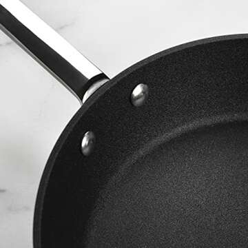 Scanpan Stratanium+ Nonstick Stainless Steel 9.5 & 11" Fry Pan Skillet Set - Maitre D' - Made in Denmark