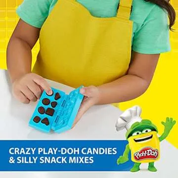 Play-Doh Kitchen Creations Popcorn Party Play Food Set with 6 Non-Toxic Cans