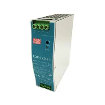 MEAN WELL EDR-120-24 Single Output DIN Rail Power Supply 24V 5 Amp 120W