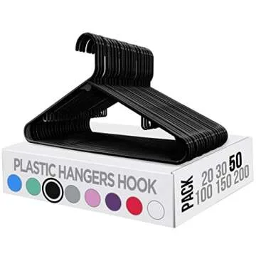 Utopia Home Hangers - Durable Plastic Coat & Skirt Hangers