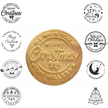Personalized 2024 Christmas Cookie Stamp with Unique Design