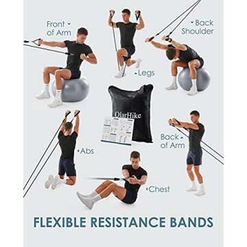 OlarHike Resistance Bands Set for All Fitness Levels