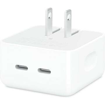 Apple 35W Dual USB-C Compact Power Adapter