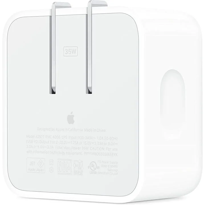 Apple 35W Dual USB-C Compact Power Adapter