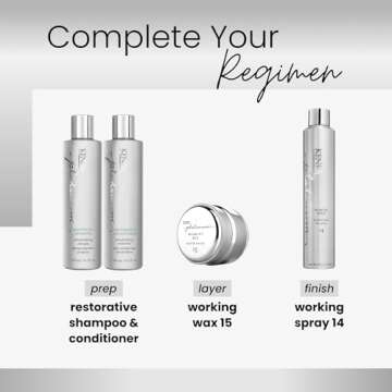 Kenra Platinum Working Spray 14 50% | Flexible Hold Hairspray | Fast-Drying, Non-Sticky | Creates Volume & Texture | Leaves Hair With Frizz-Free Shine | All Hair Types | 10 oz (2-Pack)