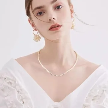 Heart Tennis Necklace for Women - 18K Gold Plated Jewelry