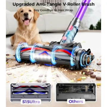 RENDOW Cordless Vacuum Cleaner with 50KPA Suction Power