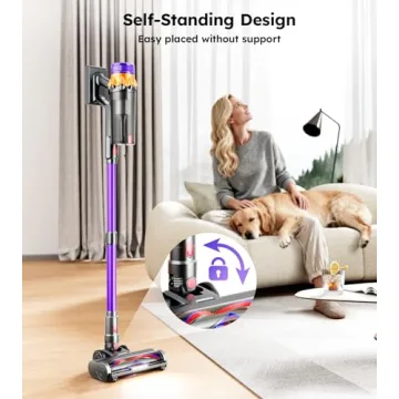 RENDOW Cordless Vacuum Cleaner with 50KPA Suction Power