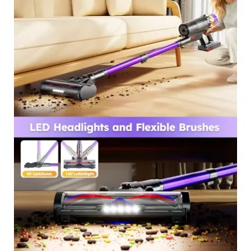 RENDOW Cordless Vacuum Cleaner with 50KPA Suction Power
