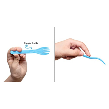 OmieBox Kids Reusable Fork Spoon Set with Travel Case