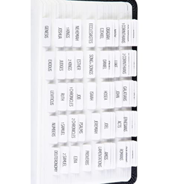 DIVERSEBEE Laminated Bible Tabs - Large Print, Easy to Apply and Personalize
