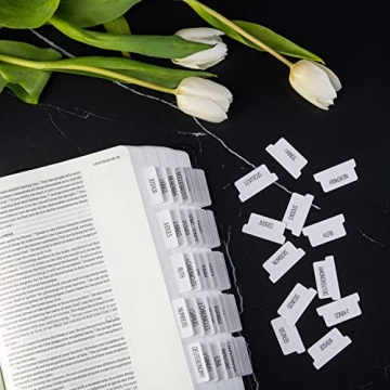 DIVERSEBEE Bible Tabs - Easy to Apply & Beautiful Colors