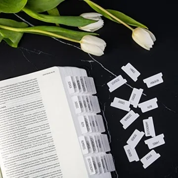 DIVERSEBEE Bible Tabs - Easy to Apply & Beautiful Colors