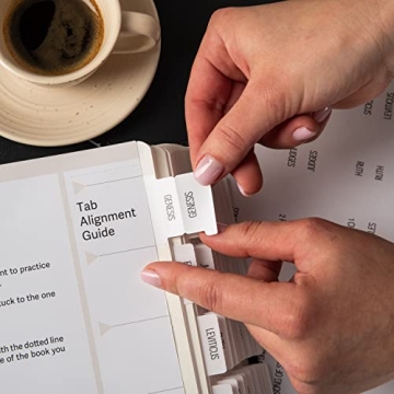 DIVERSEBEE Bible Tabs - Easy to Apply & Beautiful Colors