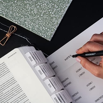 DIVERSEBEE Bible Tabs - Easy to Apply & Beautiful Colors