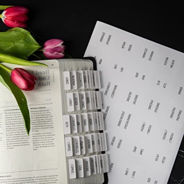 DIVERSEBEE Bible Tabs - Easy to Apply & Beautiful Colors