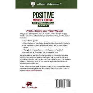Positive Mindset Journal for Special Education Teachers: Year of Reflection and Inspiration