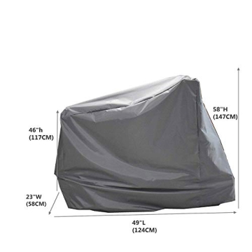 Durable Mini Lustrous Exercise Bike Cover for All Weather