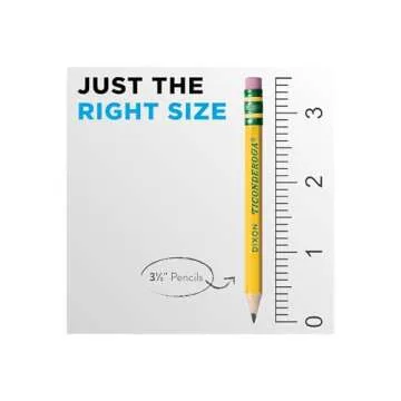 Ticonderoga Mini Pencils for Kids - 72 Pack, Perfect Size
