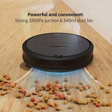 roborock E4 Mop Robot Vacuum with Route Planning, 2000Pa Suction,Optimized Edge Cleaning, Voice and APP Control, Perfect for pet Hair(Renewed)