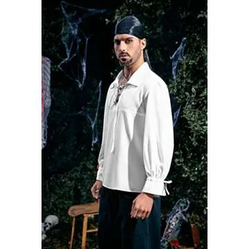 Medieval Pirate Shirt for Men - Perfect for Cosplay & More