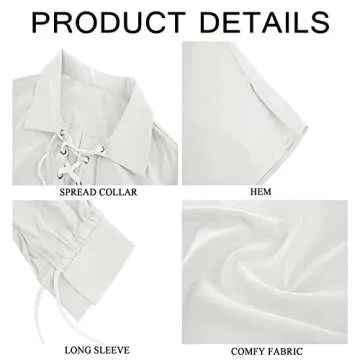 Medieval Pirate Shirt for Men - Perfect for Cosplay & More