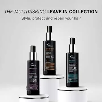 TRUSS Fluid Fix - Long-lasting Curl And Defining Hold - Leave-in Heat Protectant Styling Spray For Hair - Provides Definition And Volume At The Roots For Curls