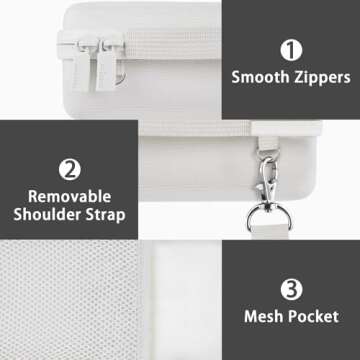 co2CREA Hard Travel Case Replacement for Bose New SoundLink Flex 2nd Gen/Bose SoundLink Flex Bluetooth Portable Speaker (Grey Case)