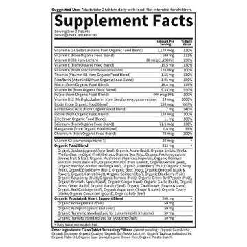 Garden of Life Organics Whole Food Multivitamin for Men 40+ 120 Tablets, Vegan Mens Multi for Health & Well-Being Certified Organic Whole Food Vitamins & Minerals for Men Over 40 Mens Vitamins