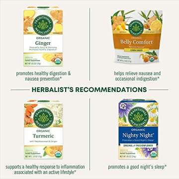 Organic Ginger with Chamomile Tea for Digestion Support