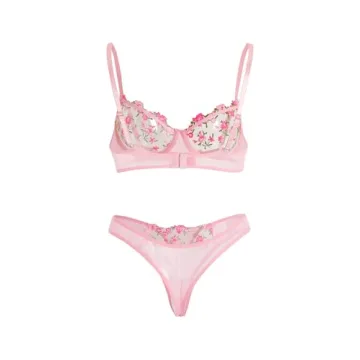 Elegant WDIRARA Floral Lingerie Set for Romantic Nights