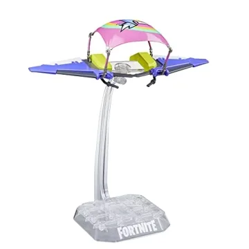 Epic Fortnite Victory Royale Series Llamacorn Express Collectible Glider with Display Stand for Acti...