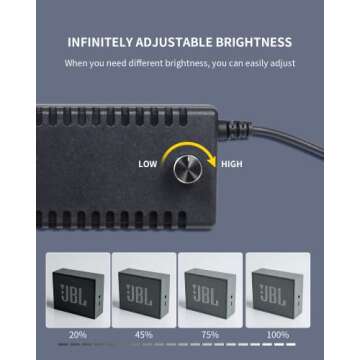 RALENO Photo Studio Light Box | 24"X24" | Adjustable Lighting