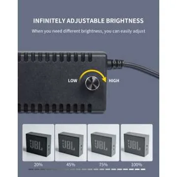 RALENO Photo Studio Light Box | 24"X24" | Adjustable Lighting