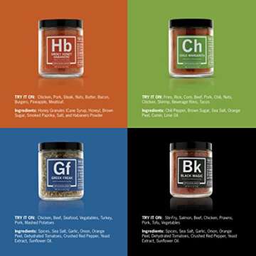 Spiceology 4-Pack Signature Series Seasonings for Gifting