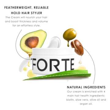Forte Series Hair Styling Cream 3 oz - Medium Hold & Volumizing Cream