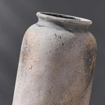 Vaseking 11.5 Inch Ceramic Vintage Farmhouse Vase