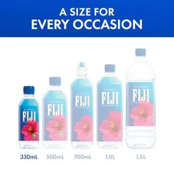 FIJI Water 330 mL Pack of 6 - Eco-Friendly Bottles