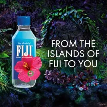 FIJI Water 330 mL Pack of 6 - Eco-Friendly Bottles