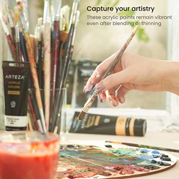 Quality ARTEZA Acrylic Paint Set of 14 Colors