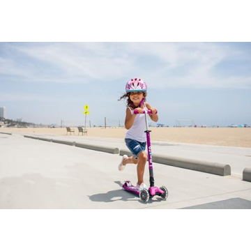 Micro Maxi Deluxe Foldable LED Scooter for Kids