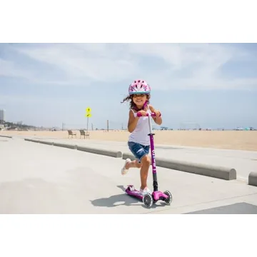Micro Maxi Deluxe Foldable LED Scooter for Kids