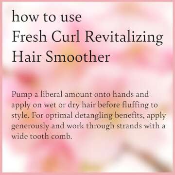 Camille Rose Fresh Curl Hair Styling Lotion & Detangler, with Avocado and Castor Oil, to Moisturize and Promote Hair Growth, for all Hair Types, 8 oz