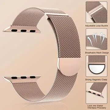 MARGE PLUS Apple Watch Band - Stylish, Adjustable, and Versatile