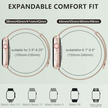 MARGE PLUS Apple Watch Band - Stylish, Adjustable, and Versatile